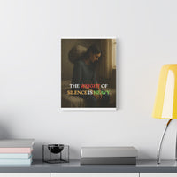 The Weight of Silence – Realistic Wall Art canvas