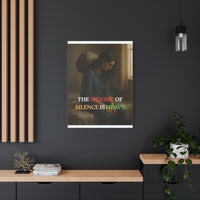 The Weight of Silence – Realistic Wall Art canvas