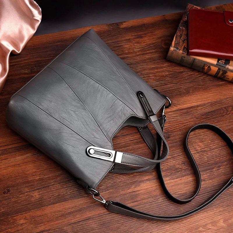 Luxury Leather Women's Messenger Bag