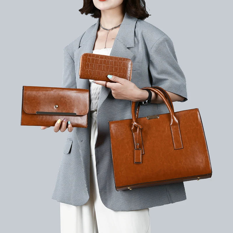 Famous Designer PU Leather Handbag