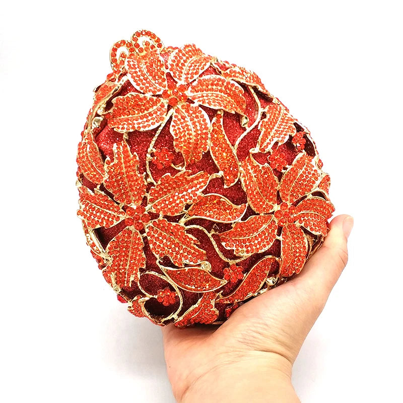 Luxury flowery Clutch for Wedding and Party