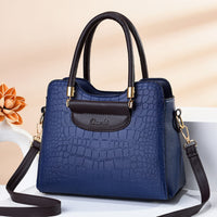 Ladies Retro Alligator Luxury Leather Handbags