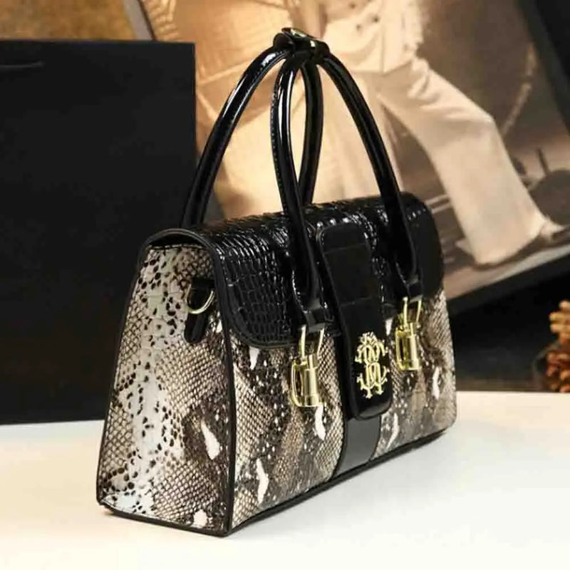 Alligator Pattern Luxury Ladies Party Handbag