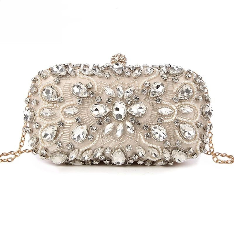 Pearl Elegance Wedding Clutch Party Purse